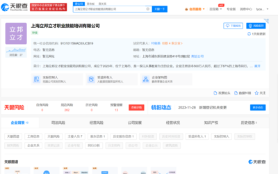 立邦在上海成立營利性民辦職業技能培訓機構，賦能職業人才培養